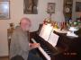 George playing piano